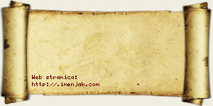 Andjelina Stamenković vizit kartica